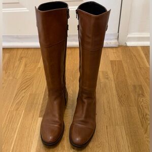 Vero Cuoio Tall Boots in Brown Leather